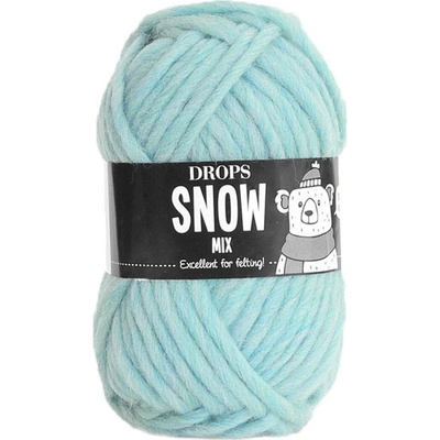 Příze DROPS Snow mix 37 - akvamarín