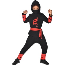 AMSCAN Ninja černý 4 dílný set