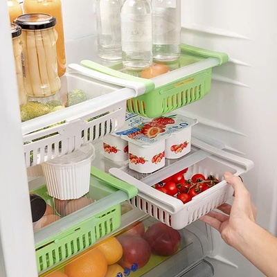 InnovaGoods Nastaviteľné organizéry do chladničky Friwer - 2 ks