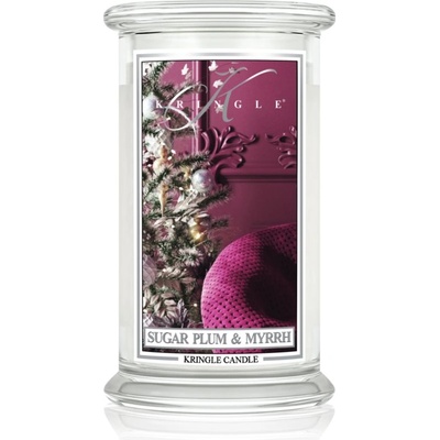 Kringle Candle Sugar Plum & Myrrh ароматна свещ 624 гр