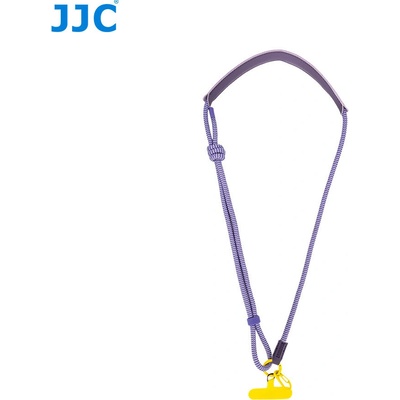 JJC APC-LPS, popruh na krk pre akčné kamery a telefóny, fialový