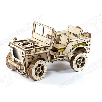 WOODEN CITY 3D puzzle Terénní vůz - džíp 4x4, 570 ks