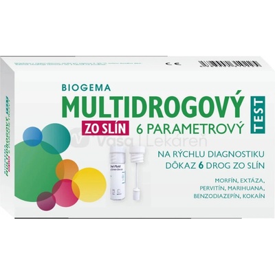 Safecare Drogový test Saliva 6/1 AMP, MET, BZO, COC, OPI, THC