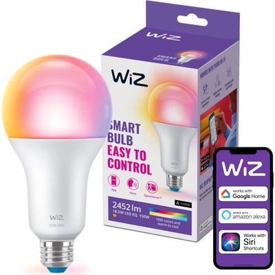 WiZ LED RGBW Stmievateľná žiarovka A80 E27/18,5W/230V 2200-6500K CRI 90 Wi-Fi WiZ