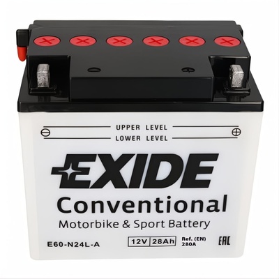 Exide Conventional 28Ah 280A right+ Y60-N24L-A