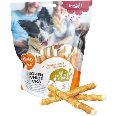 Duvo+ dog Meat! Chicken & rawhide sticks 400 g