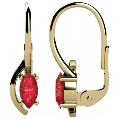 Couple Stella žluté zlato s barevnými zirkony 6830220-0-0-74