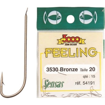 Sensas Háčky Feeling 3530 Bronze 15ks vel.20