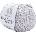 YARNART Baby Cotton Multicolor 5202 Grey White Плетива прежда (Baby Cotton Multicolor 5202)