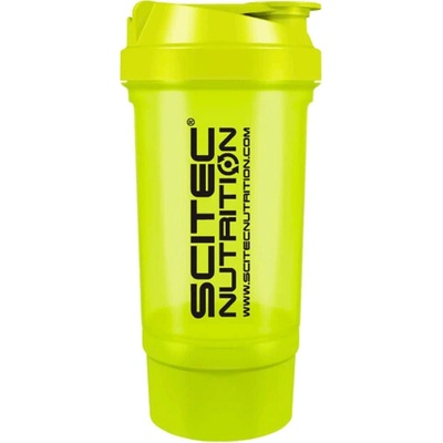 Scitec Traveler shaker 500ml + zásobník - zelený