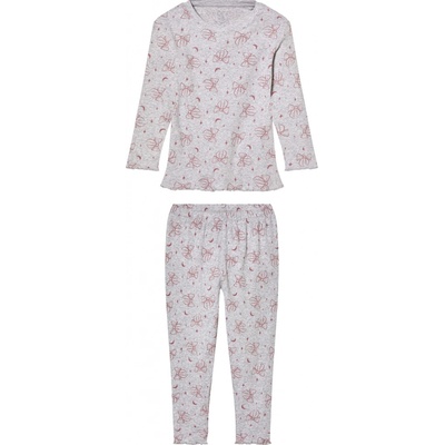 Lupilu vroubkované pyžamo šedé