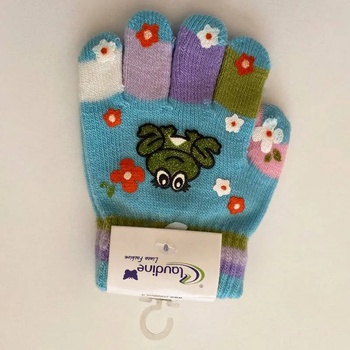 Image 1 of Clodine italy Детски ръкавички Жабка, сини, 3-5 год