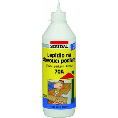 SOUDAL 70A Lepidlo na plovoucí podlahy 500g Transparentné