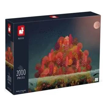 Image 1 of Janod - Пъзел - Червена есен - 2000 части (J02518)