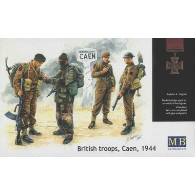 MASTER BOX LTD British troops Caen 1944 MasterBox 1:35
