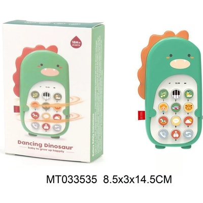 Alltoys Baby hračka dinosaurus Zelená
