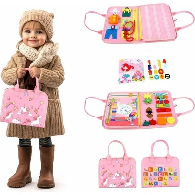 2Kids Toys Senzorická busy kniha Jedonorožec 1