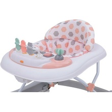 Inglesina Babydan Baby Walker skladacie detské chodítko, s hracím pultíkom, ružové