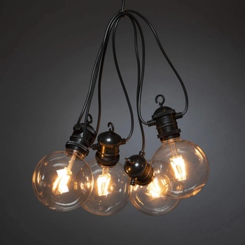 Konstsmide 24V systém pivná záhradná reťaz Globe extension 10fl. 2395-800