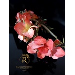 Radi handmade Стилна диадема с хортензии цвят корал (600)