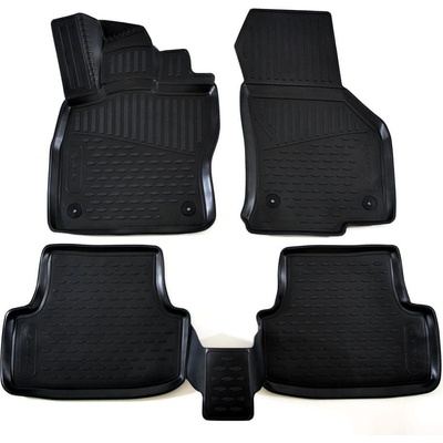 Koberce Gumenné J&J Automotive Volkswagen Golf VII kombi 2013-2019 so zvýšeným okrajom