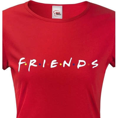 Bezvatriko.cz Canvas 0995 Friends Červená – Zboží Dáma