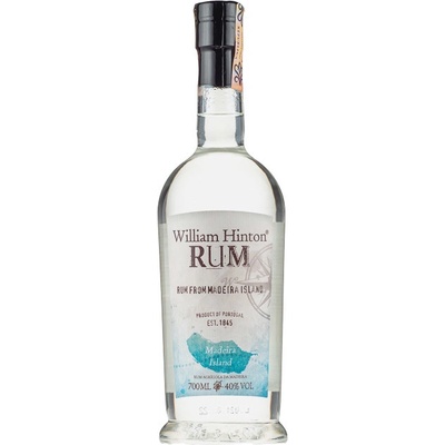 William Hinton Rum White Madeira 40% 0,7 l (čistá fľaša)