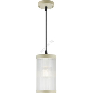 Nordlux - Екстериорен пендел COUPAR 1xE27/25W/230V IP33 кремав (NX0460)