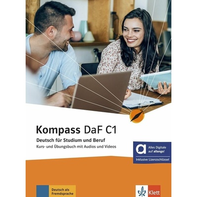 Kompass DaF 3 (C1) - Hybride Ausgabe - Kurs./Übungsbuch + MP3/Video allango.net + Lizenz (24 Monate)