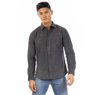 Риза Peter Werth Men's Bramford Long Sleeve Plain Shirt - Grey