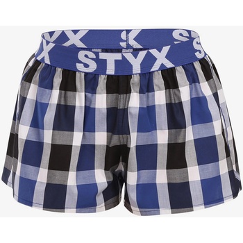 Styx Черно-сини карирани дамски къси панталони Styx Styx | Sin | ЖЕНИ | S