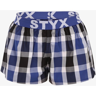Styx Черно-сини карирани дамски къси панталони Styx Styx | Sin | ЖЕНИ | S