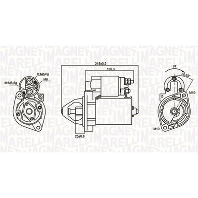 Startér MAGNETI MARELLI 063721075010