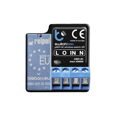 Switchbox - 230V WiFi relé 16A