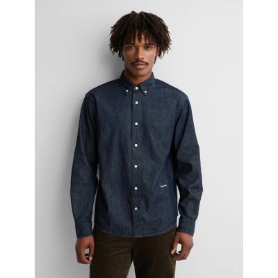 Gap džínsová košel'a Relaxed Gap × A.P.C. unisex tmavomodrá