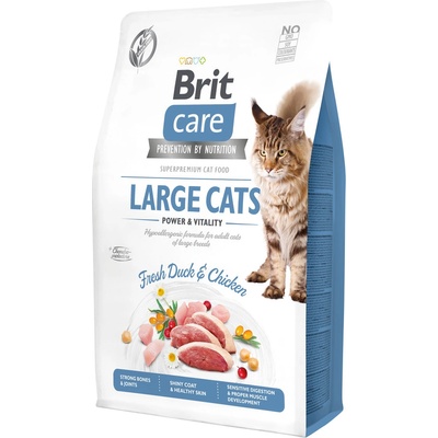 Brit Care Cat Grain-Free Large cats Power & Vitality 2 kg – Sleviste.cz