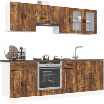 vidaXL Комплект кухненски шкафове от 8 части Kalmar, инженерно дърво (3314826)