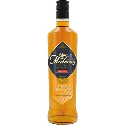 Malecon Añejo Genuino 40% 1 l (čistá fľaša)