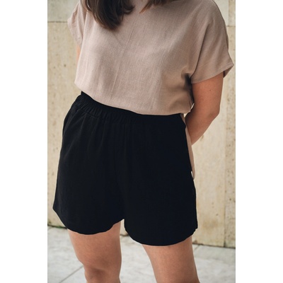 Minile Linen kraťasy black