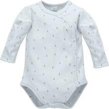 PINOKIO chlapčenské dojčenské zavinovacie body Hello svetlomodrá