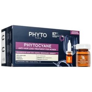 Phyto Phyto Cyane Progressive Hair-Loss Treatment for Women Грижа за косата Против косопад 12 x 5 ml