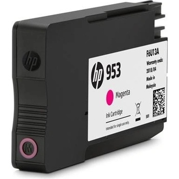 HP 953 originální inkoustová kazeta purpurová F6U13AE
