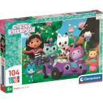 Clementoni Детски пъзел Clementoni от 104 части - Къщичка за кукли на Габи (25034) - baby