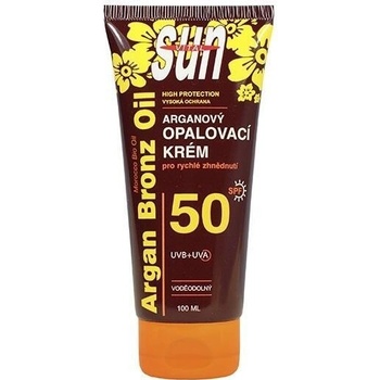 Vivaco Sun opalovací krém SPF50 s arganovým olejem 100 ml
