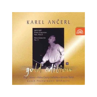 Česká filharmonie/Ančerl Karel - Ančerl Gold Edition 38 Mozart - Koncerty pro klavír K. 488, K. 271, lesní roh K. 447 CD