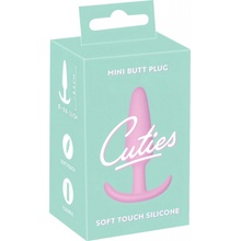 Cuties Mini Butt Plug silikónový análny kolík ružový 2,1 cm