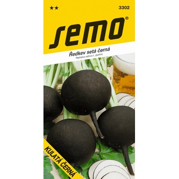 SEMO Reďkev siata GUĽATÁ ČIERNA