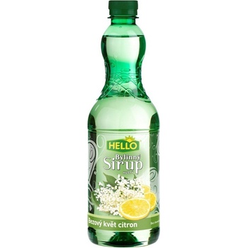 Hello Bylinný sirup bezový květ citron 0,7 l