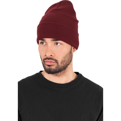 Urban Classics Шапка бийни в тъмночервен цвят Heavyweight Long Beanie UB-1501KC-00150 - Тъмночервен, размер one size
