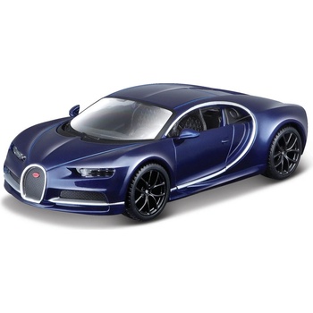 BburagoPlus Bugatti Chiron modrá 1:32